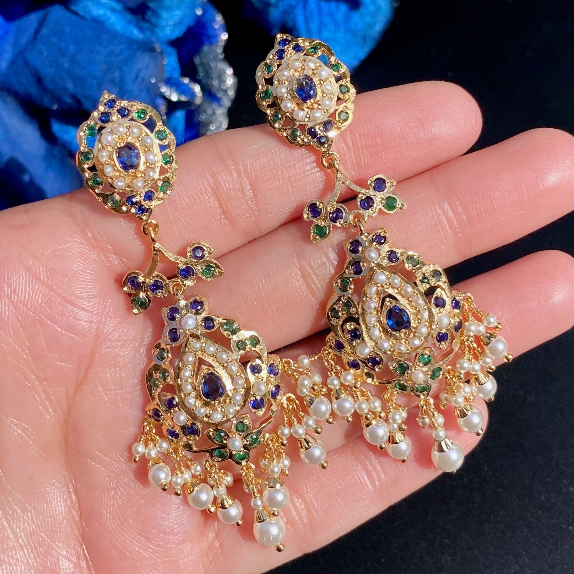 Gold Plated Earrings For Women BER 056