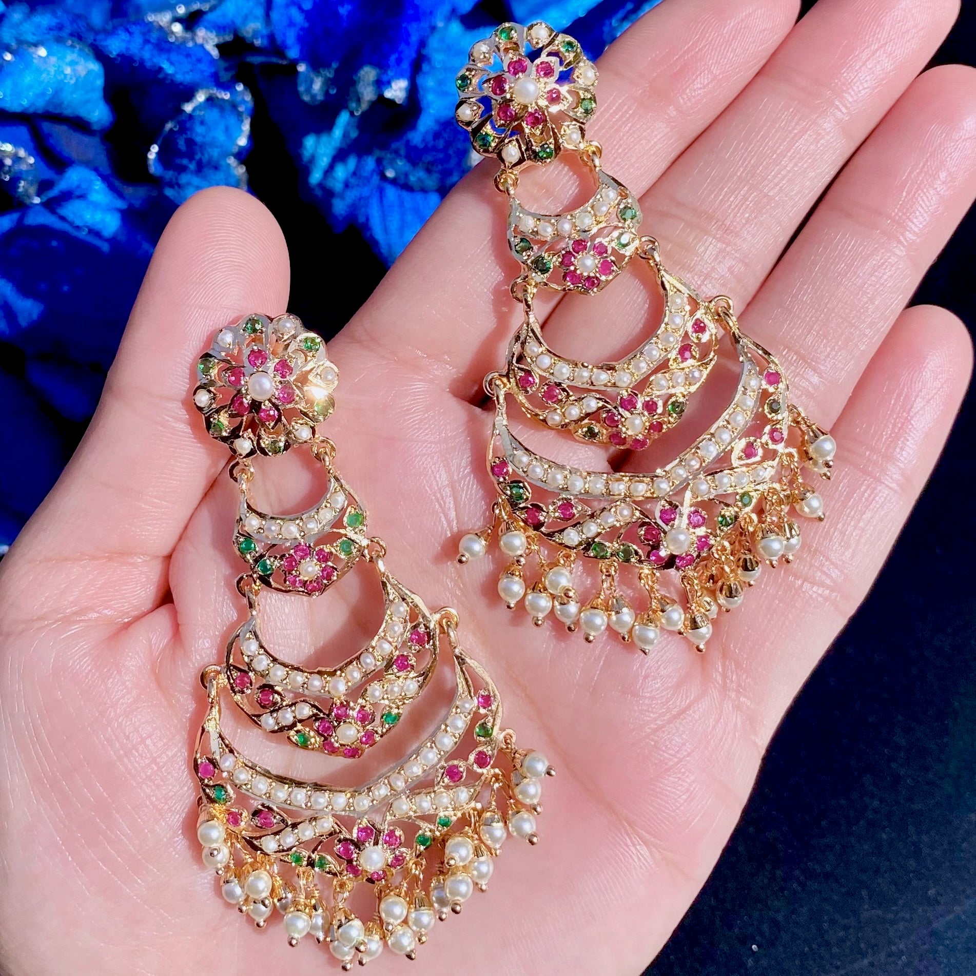 Gold Plated Earrings For Women BER 035