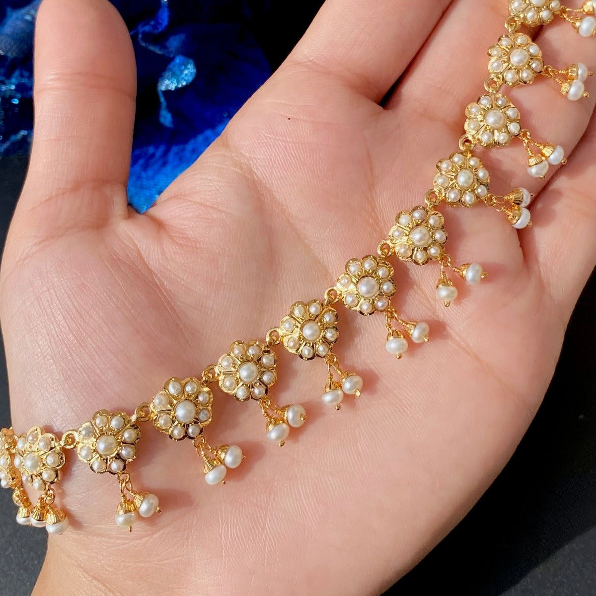 Dainty Pearl Choker Necklace - 18k Gold Plated Stainless Steel Jewelry –  avantejewel.com