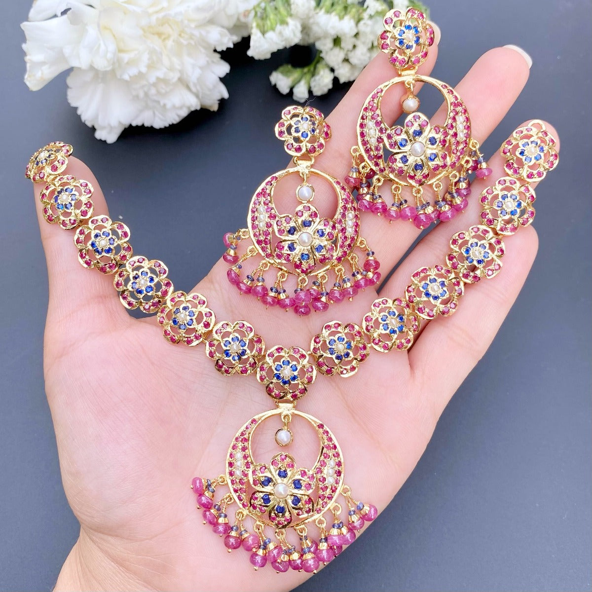 silver plated gold set