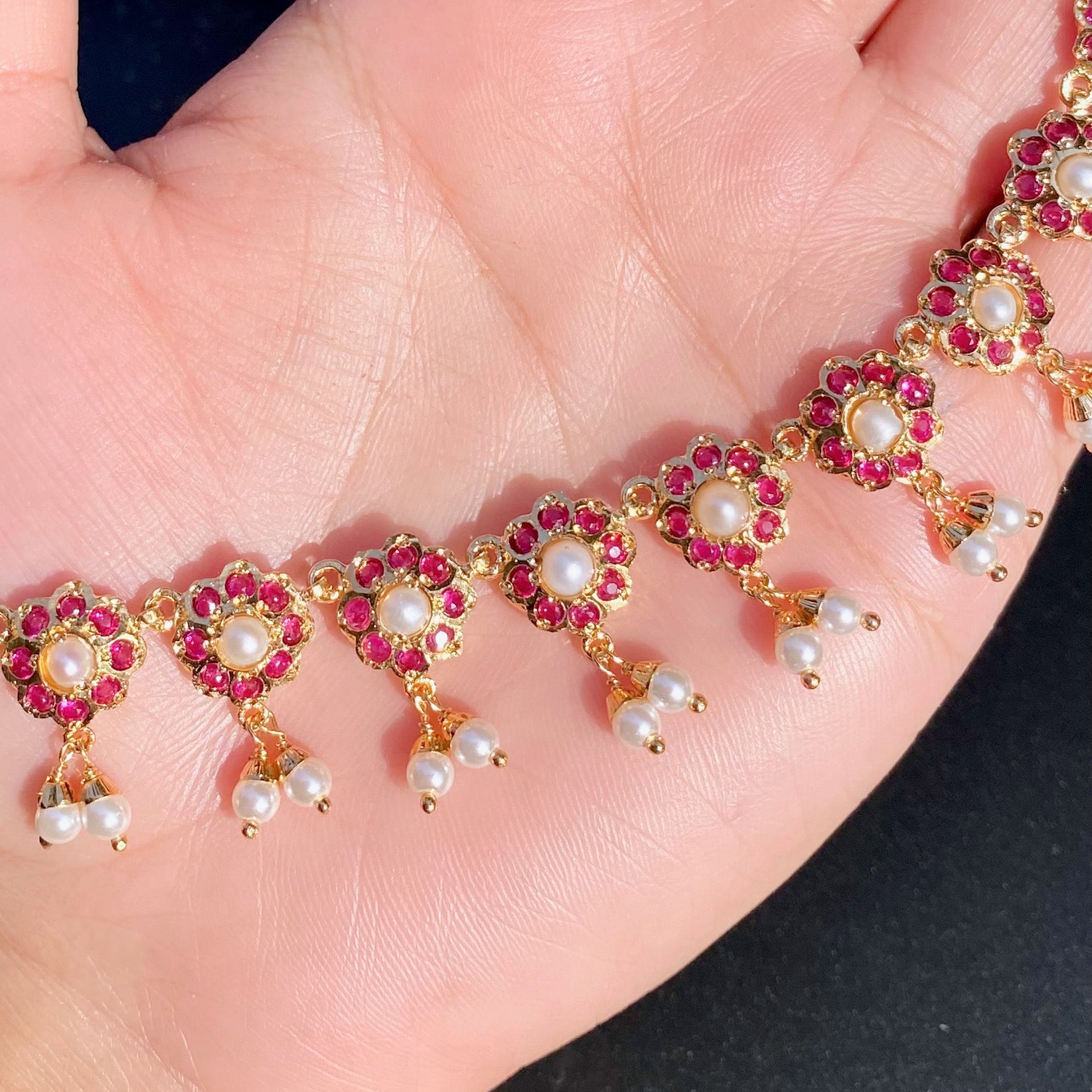 Immitation Jadau Necklace Set BNS 001