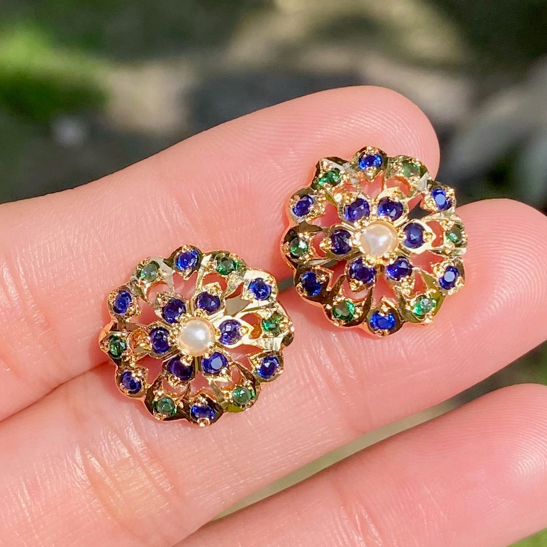 Gold Tone Jadau Tops | Premium Artificial Jewelry BER 079