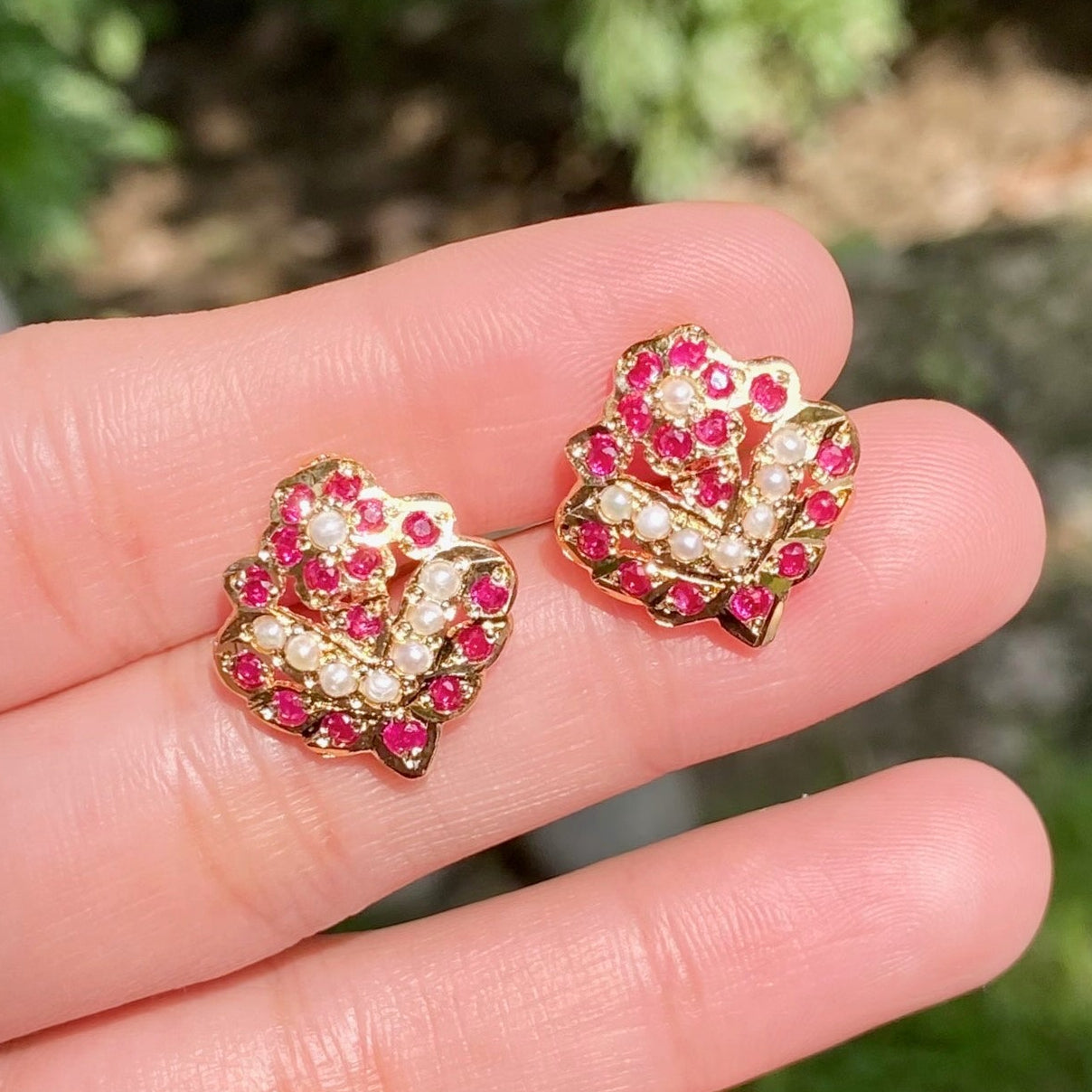 Artificial Jadau Tops | Gold Plated on Brass BER 092