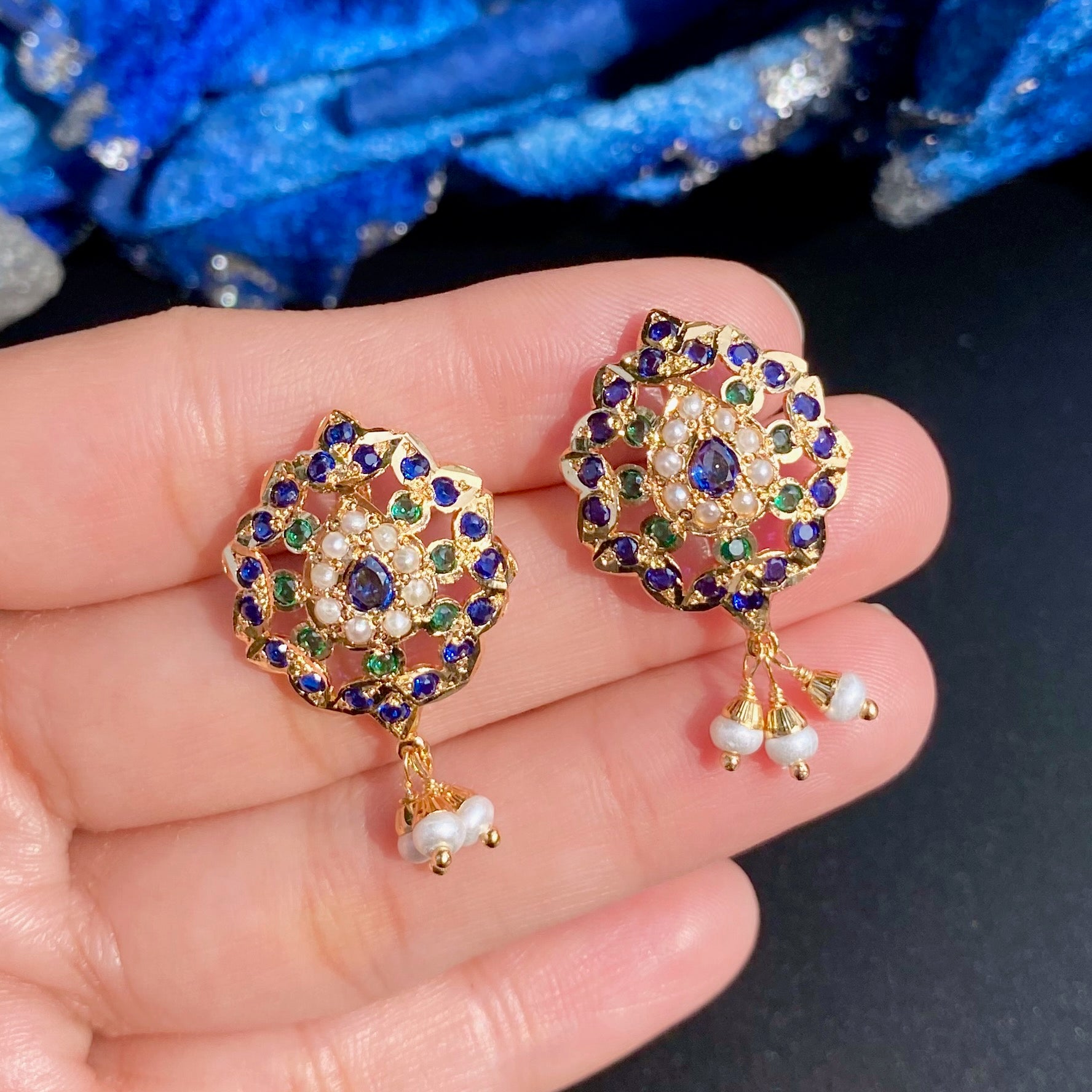 Exquisite Jadau Tops For Women | Gold Plated on Mixed Metal Base BER 105