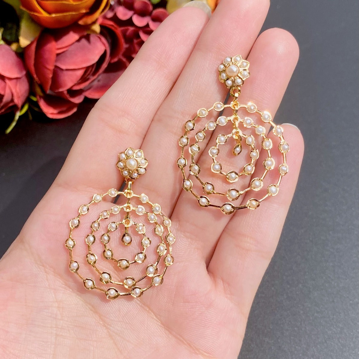 OH Poppi Spring Hoop Earrings – Outhouse Jewellery