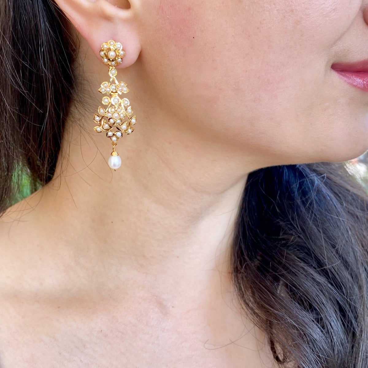 dainty jadau earrings for girls