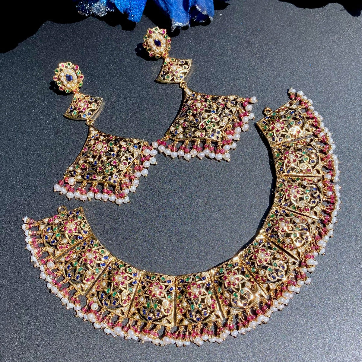 traditional indian jewelry set