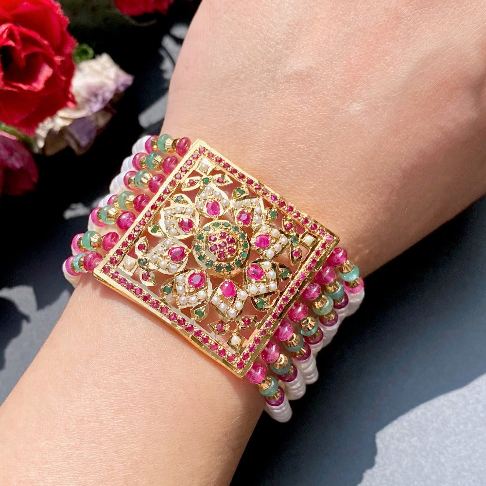 mughal era jewellery bracelet