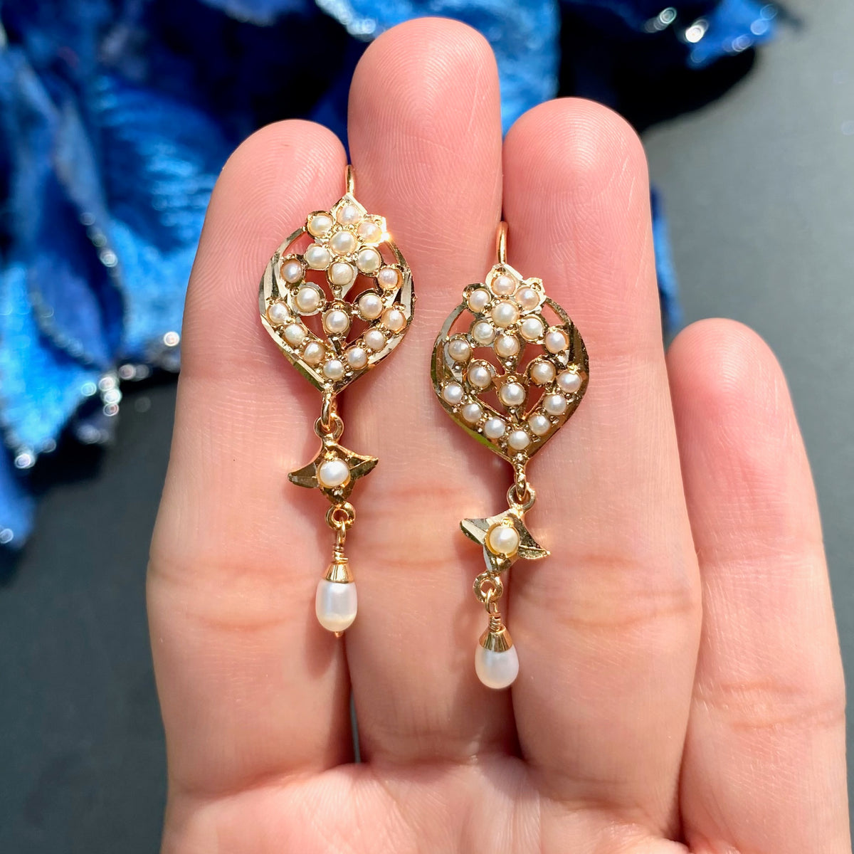 Fish hook Style Cute Pearl Earrings Earrings ER 782