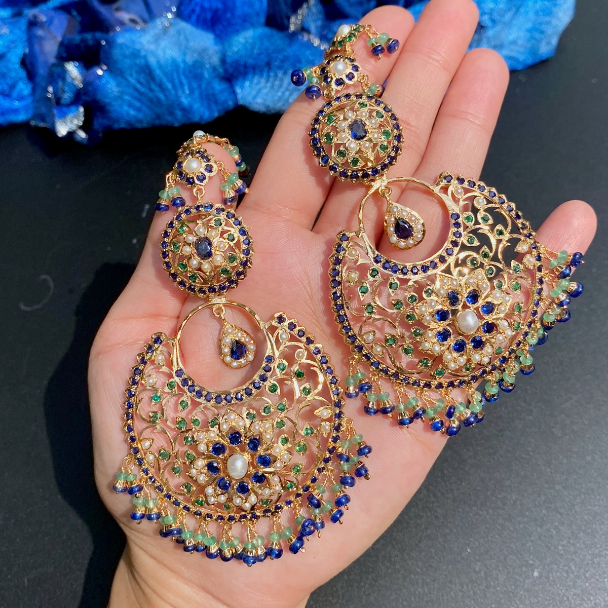 Exquisite Choker Set for Brides | Unique Royal Color Combination | NS 483