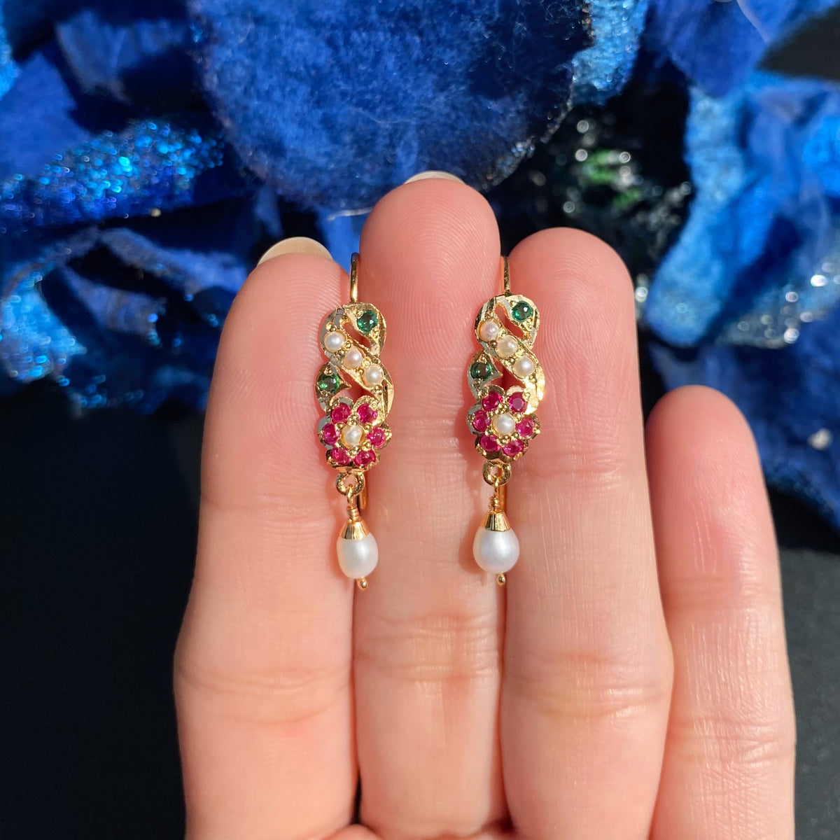 Dainty Sui Earrings | Gold Plated on 925 Silver ER 812