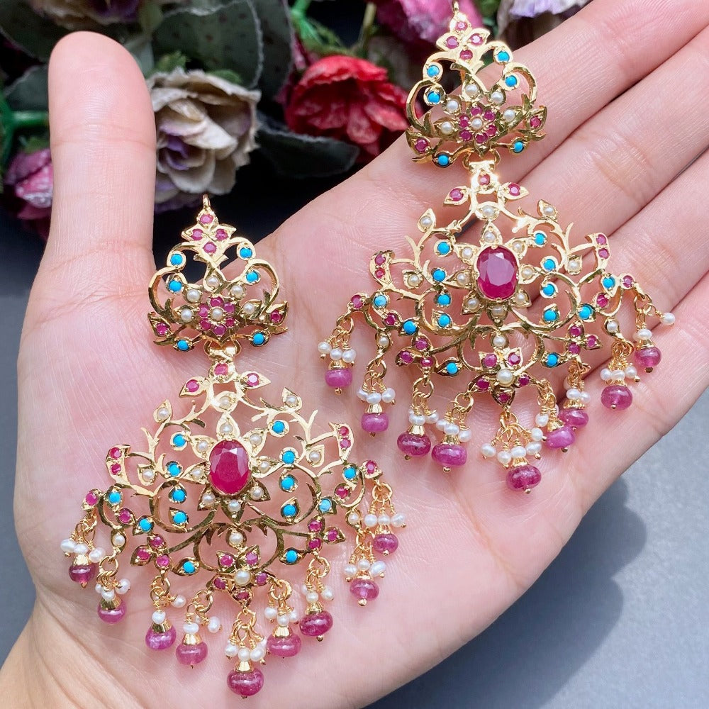 buy gold plated earrings online with price