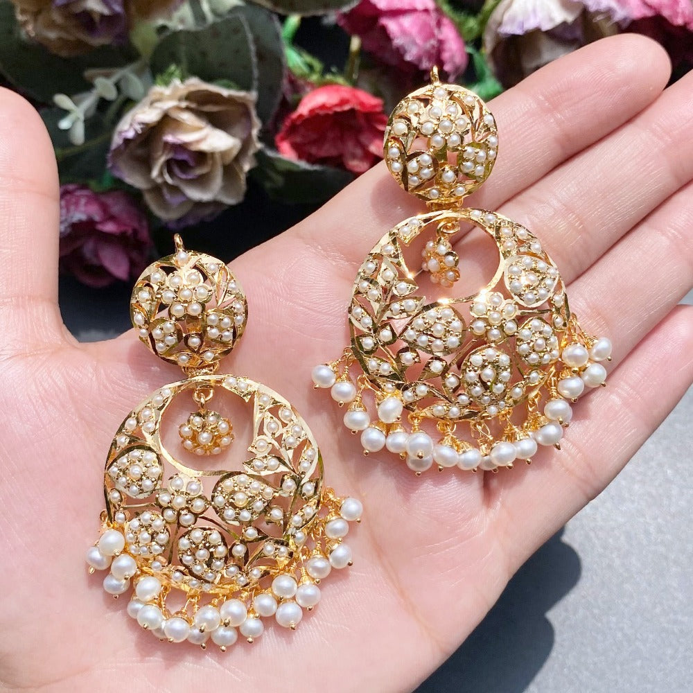 Ethnic Gold Earrings Designs 2024 | favors.com