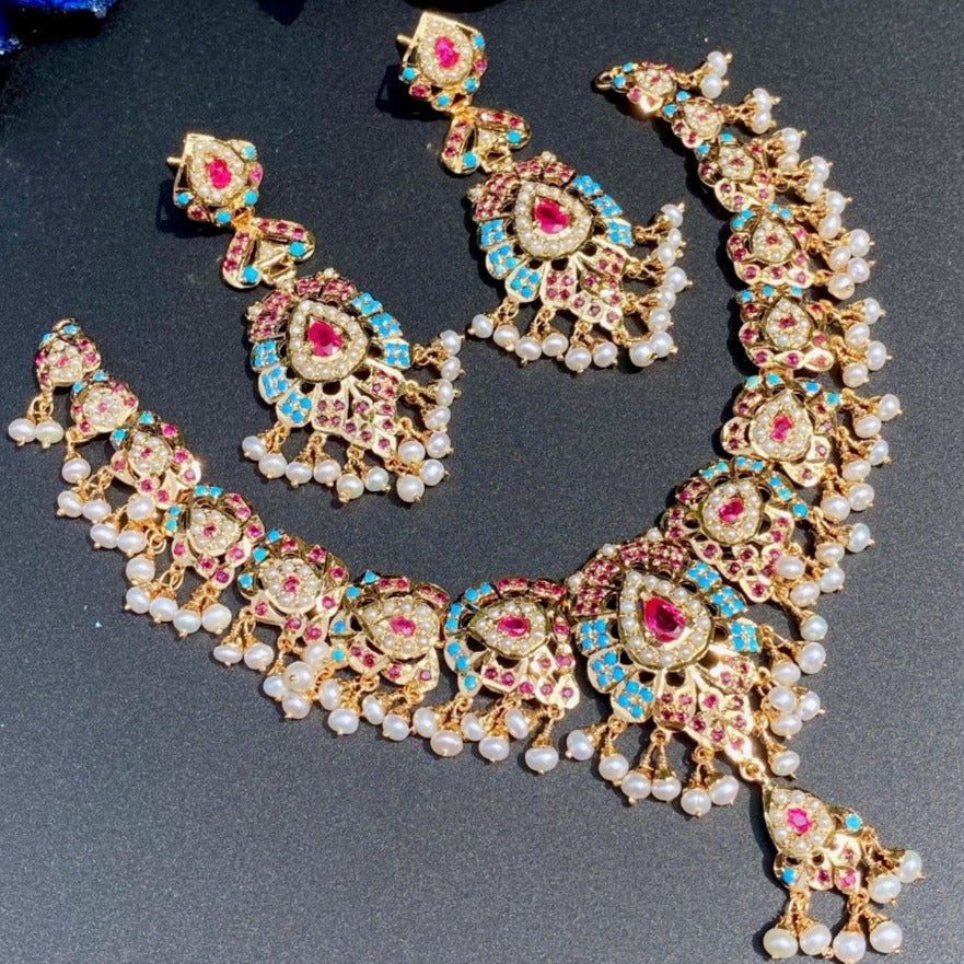 pakistani necklace set design