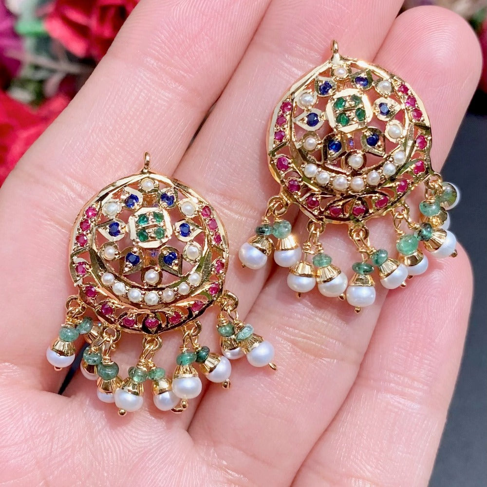 multicolored jadau earrings in new york