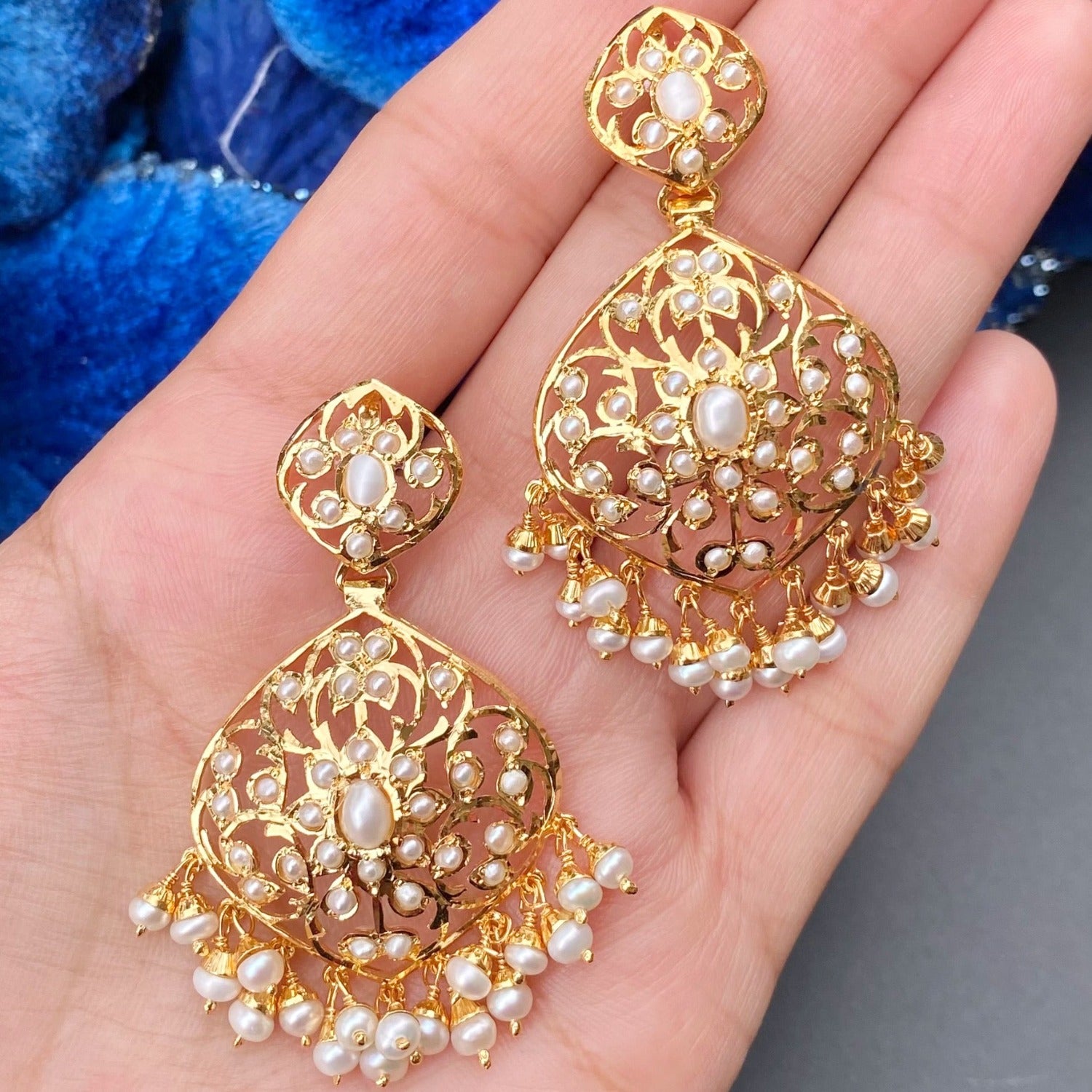 pearl dangle and drop earrings
