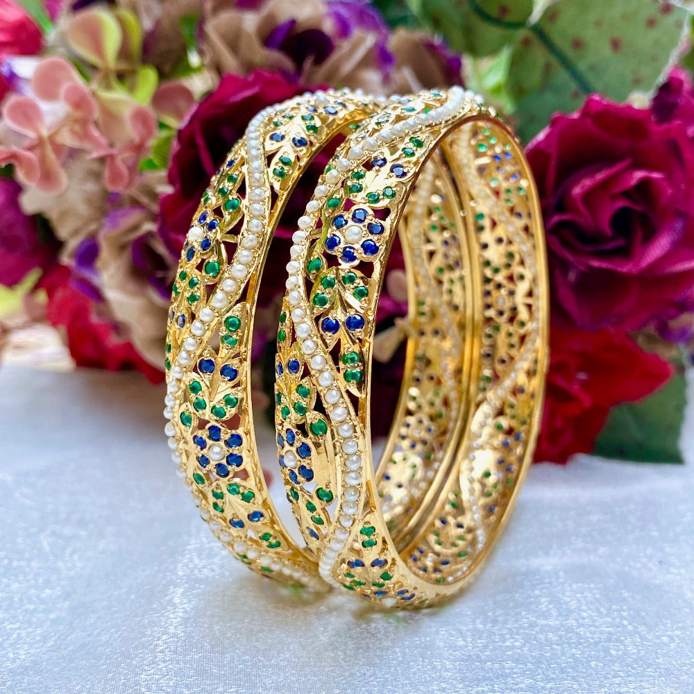 traditional indian stone bangles
