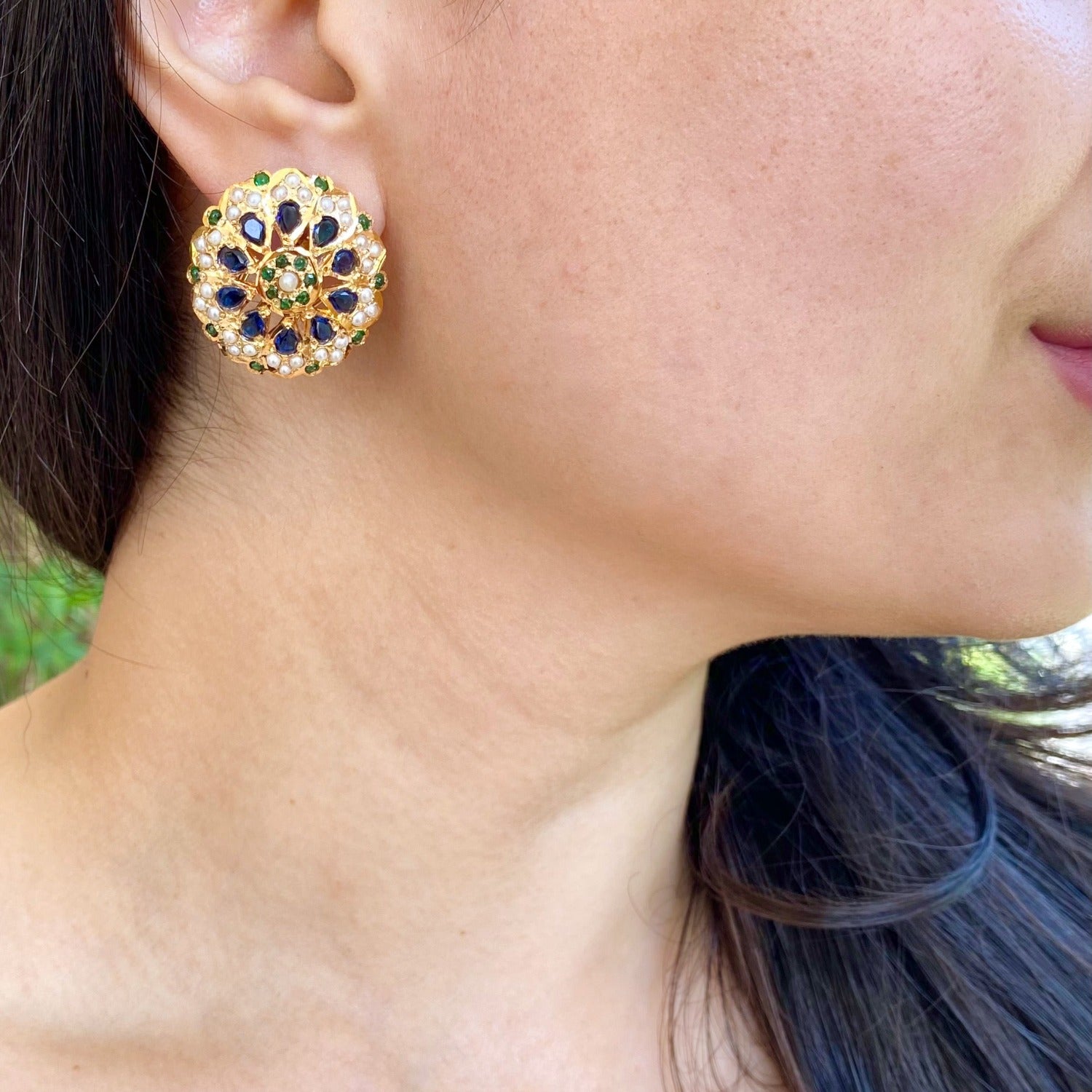royal jadau earrings
