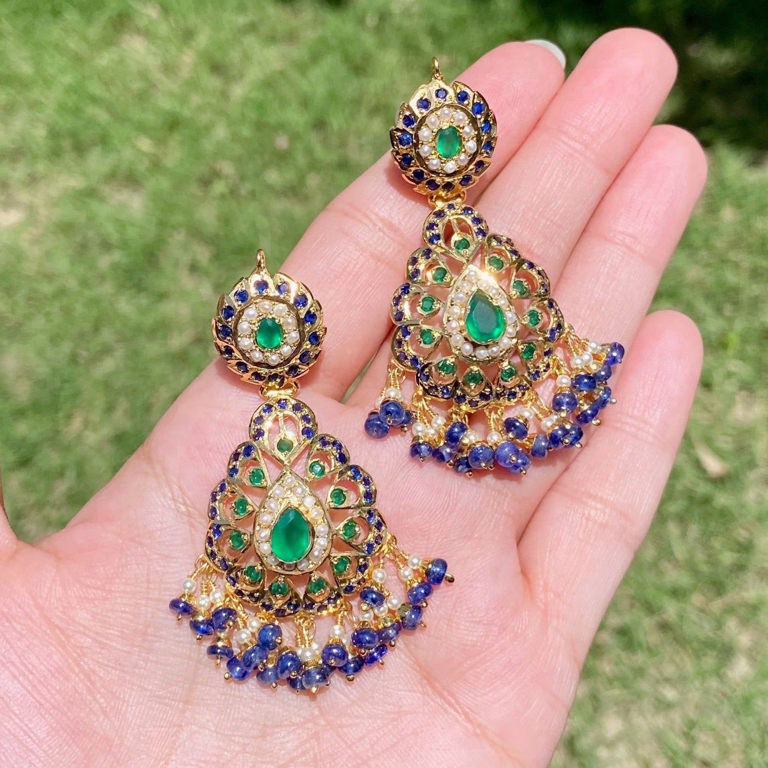 earrings that look exactly like 22k gold 