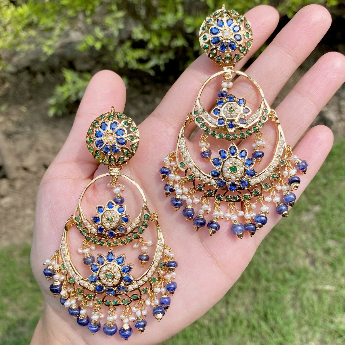 chandbali earrings latest designs
