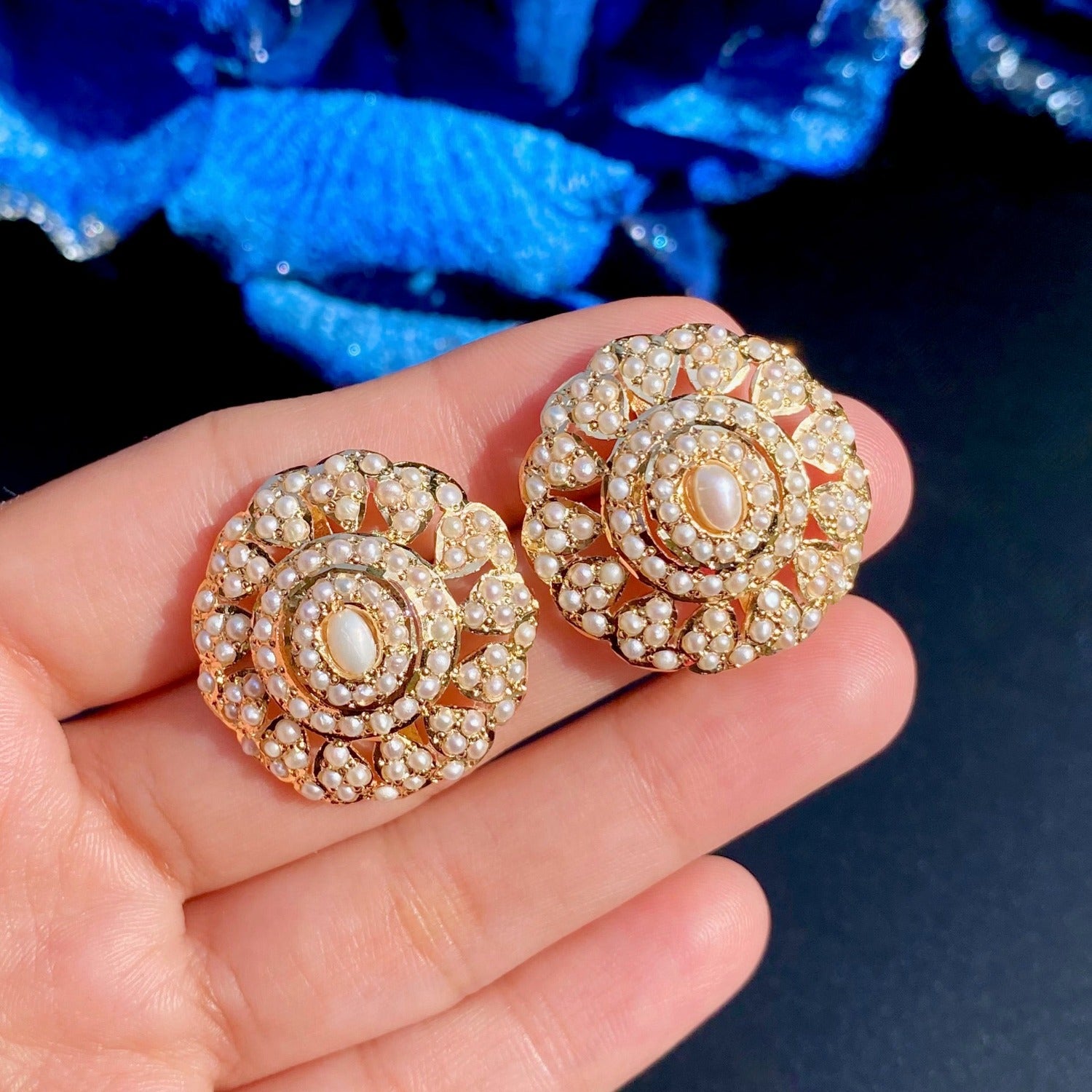 PEARL STUDS FOR WOMEN