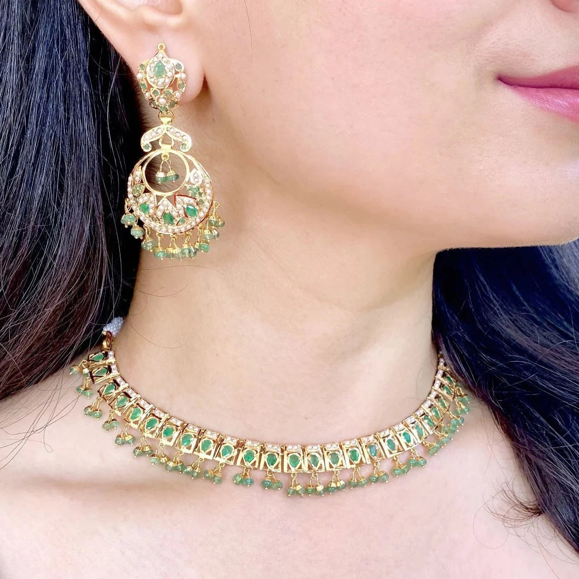 Natural Colombian Emerald Necklace 10K Solid Gold 7.58ct Pendant Neckl –  gemcitygems.com