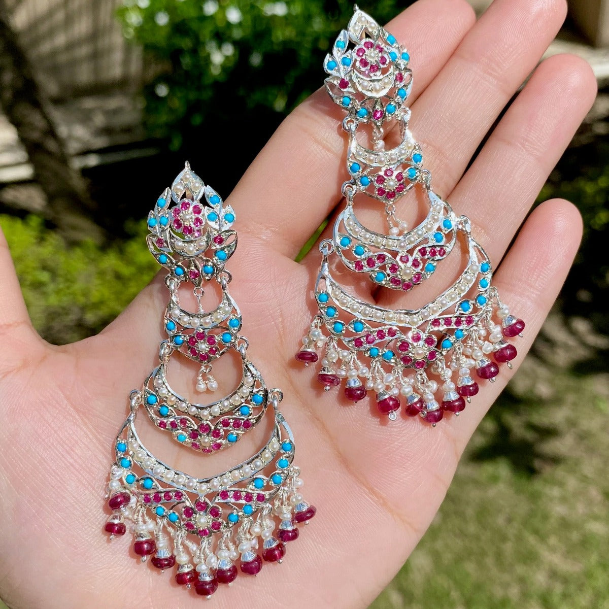 silver earrings without gold plating