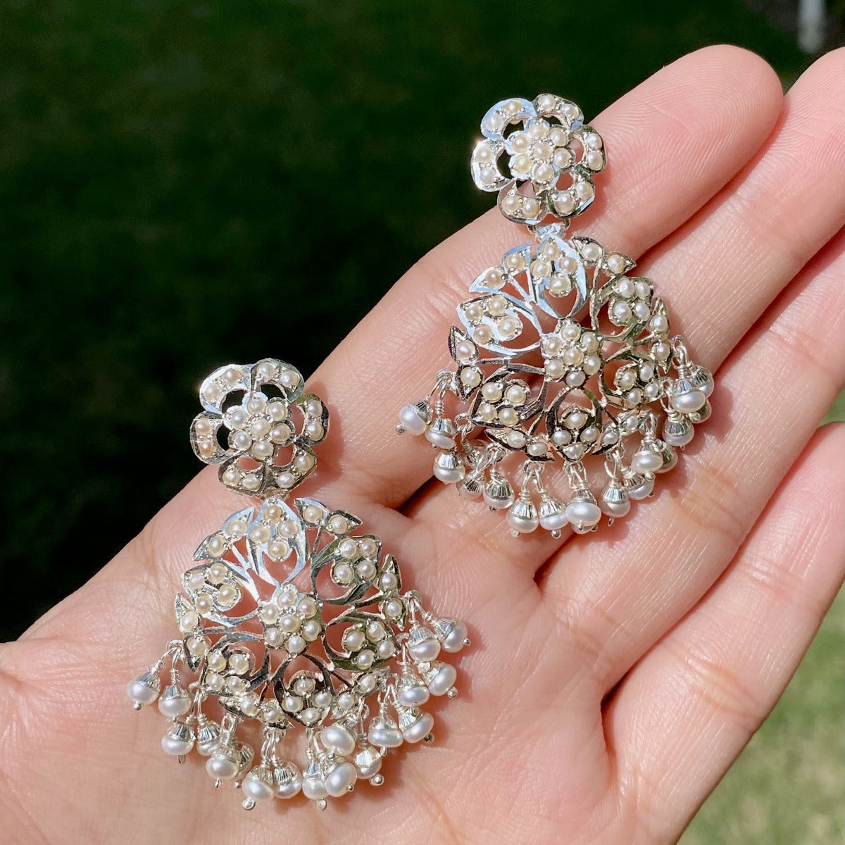 Snehal stone earring – Phuljhadi