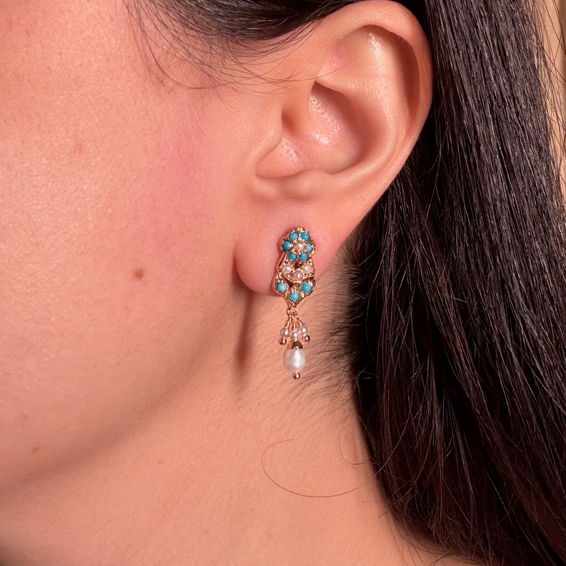 Cute Stud Earrings For Women | Gold Plated on Mixed Metal BER 002
