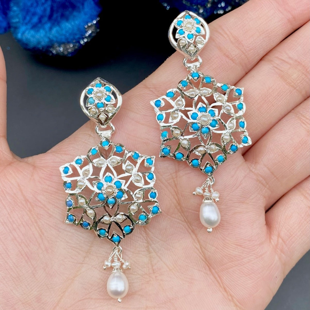 silver earrings latest design