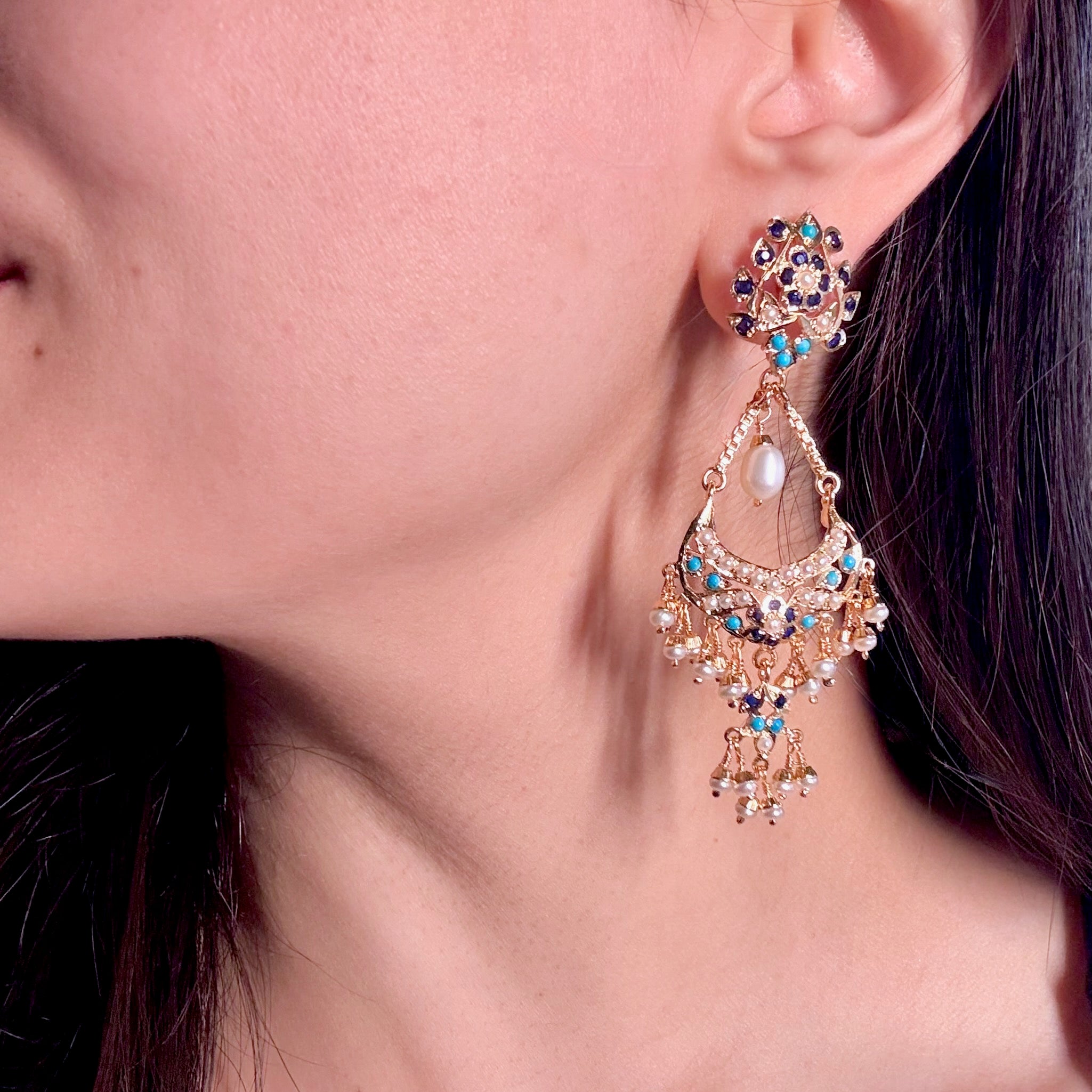 Cute Earrings for Girls | Gold Plated on Silver Base  ER 632