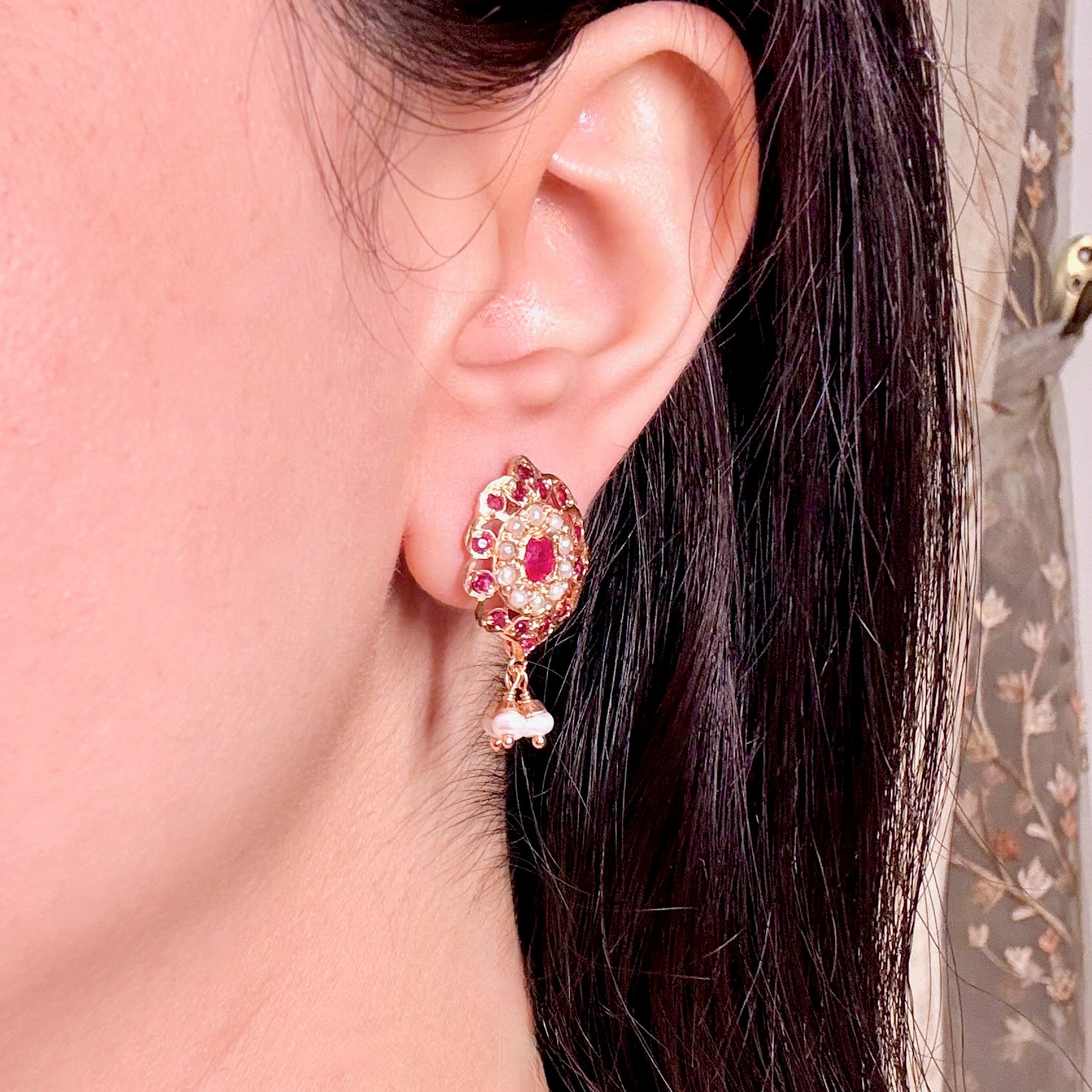 Exquisite Jadau Tops for Women | Gold Plated on Mixed Metal Base BER 106