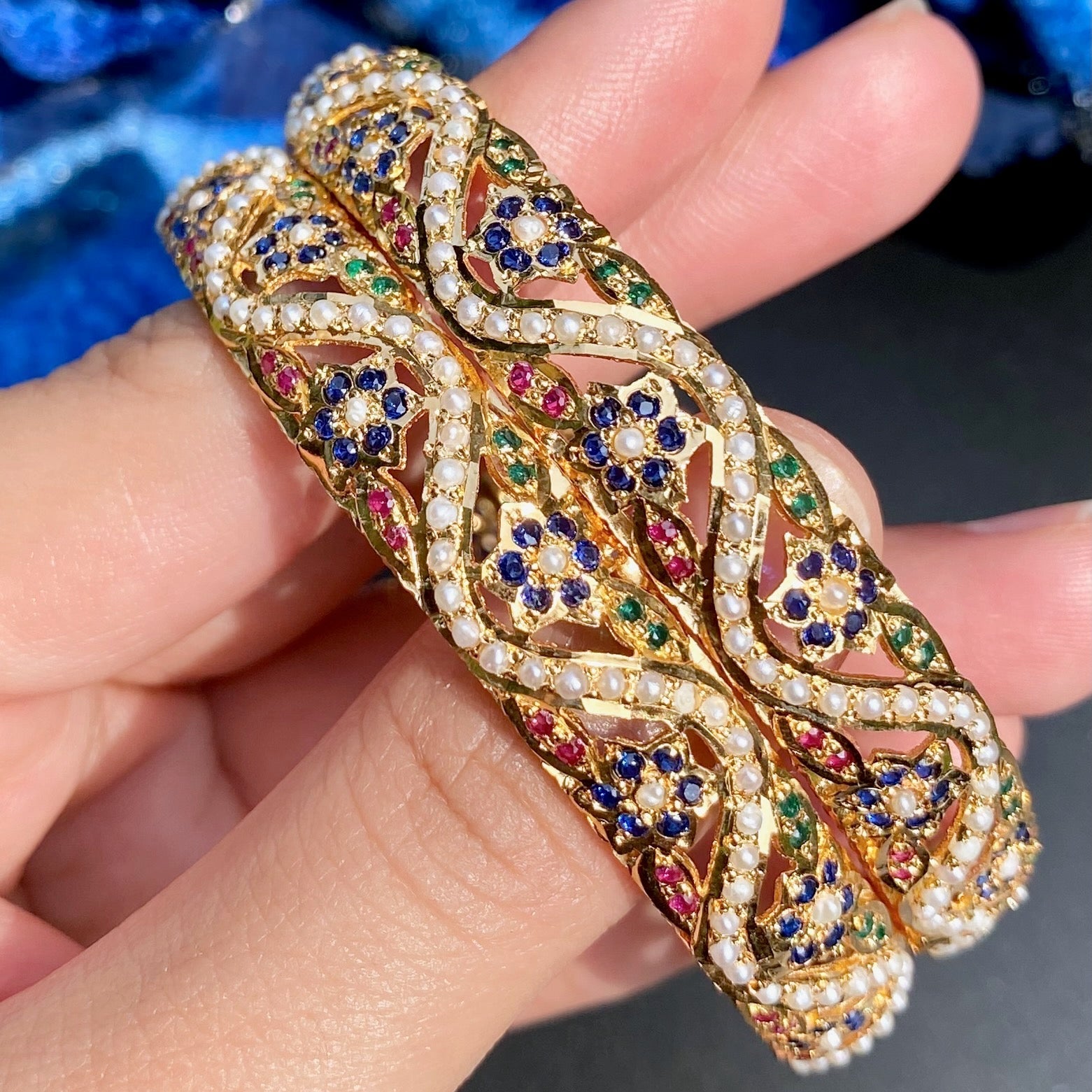 jadau bangles set for destination wedding