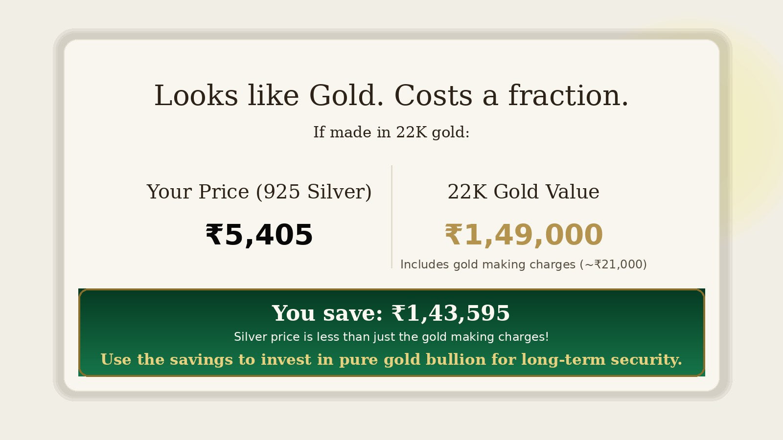 Jadau Ladies Ring | Gold Plated Silver Jewelry under Rs 5000 LR 028