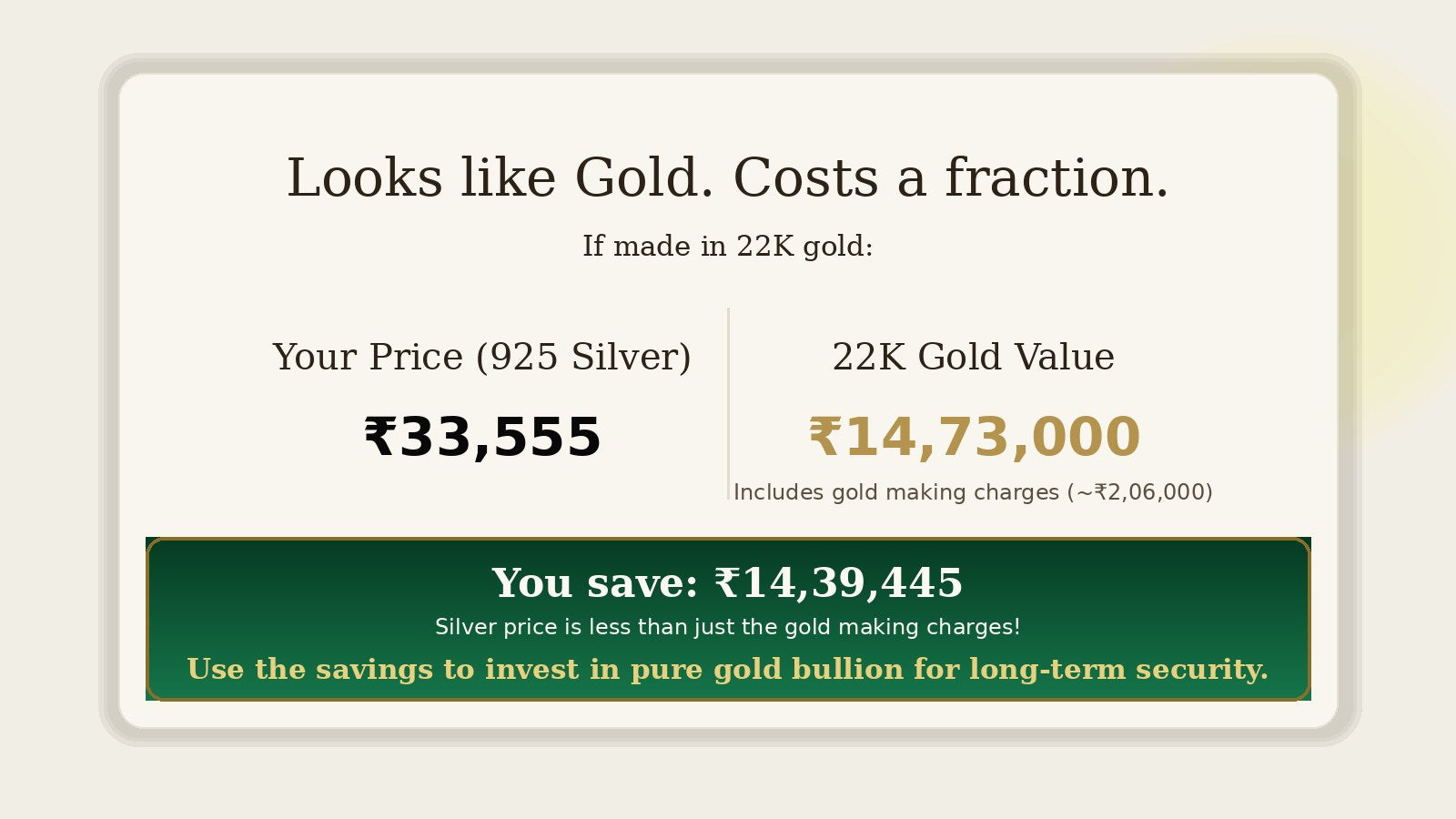 Classic Navratna Necklace with Long Chandbali Earrings | Gold Plated on Silver NS 422