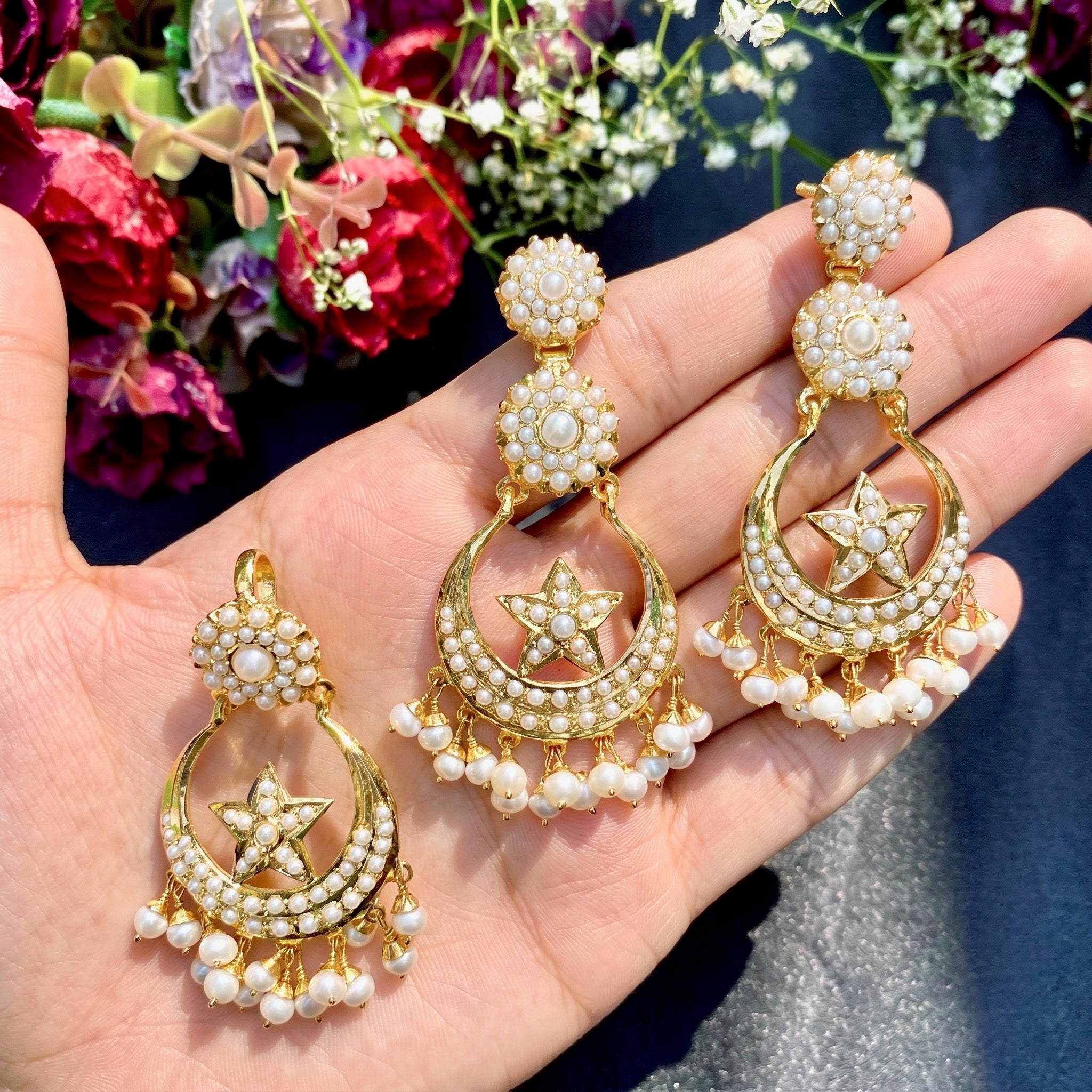 hyderabadi pendant set
