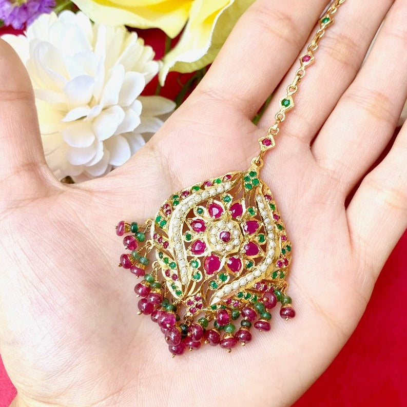 amritsari jadau tikka
