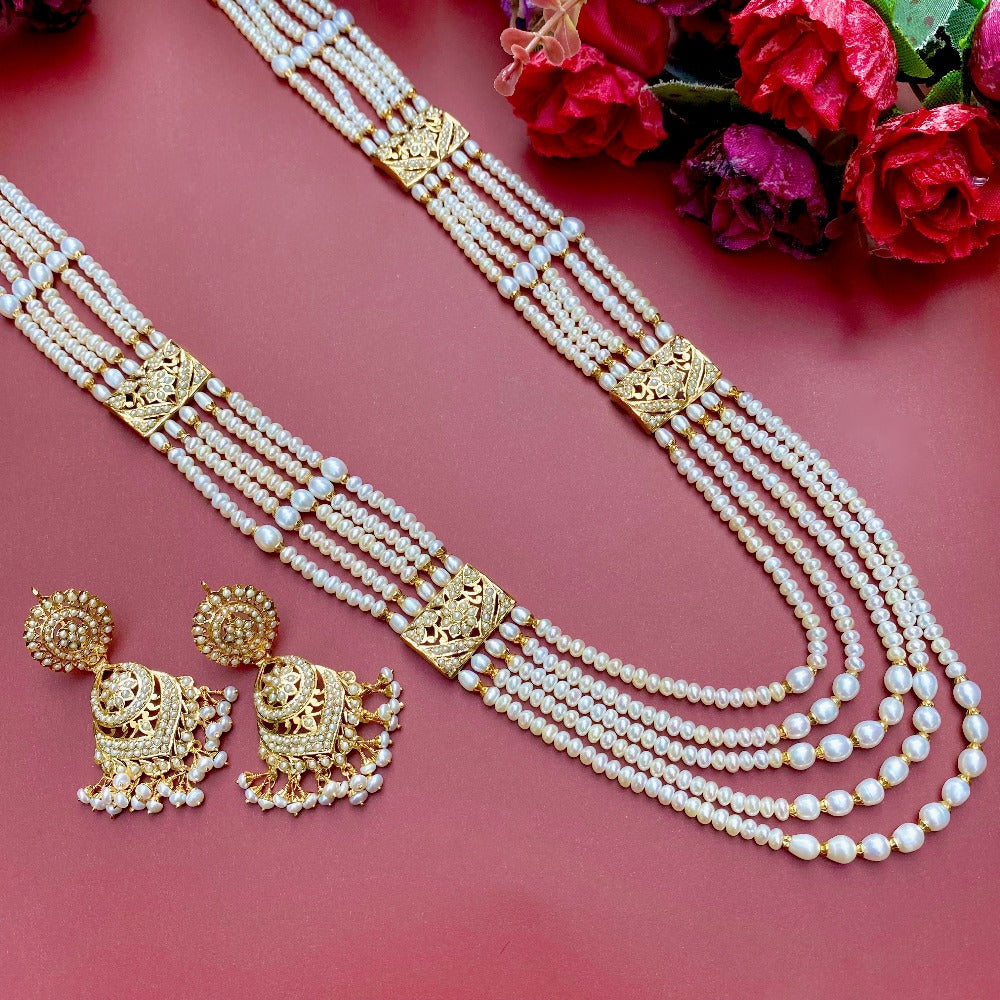mangatrai pearls rani haar set