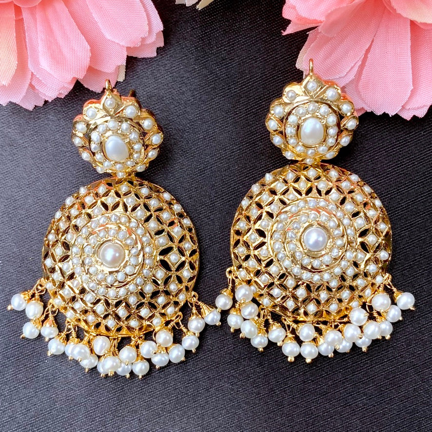 certified real pearl earrings