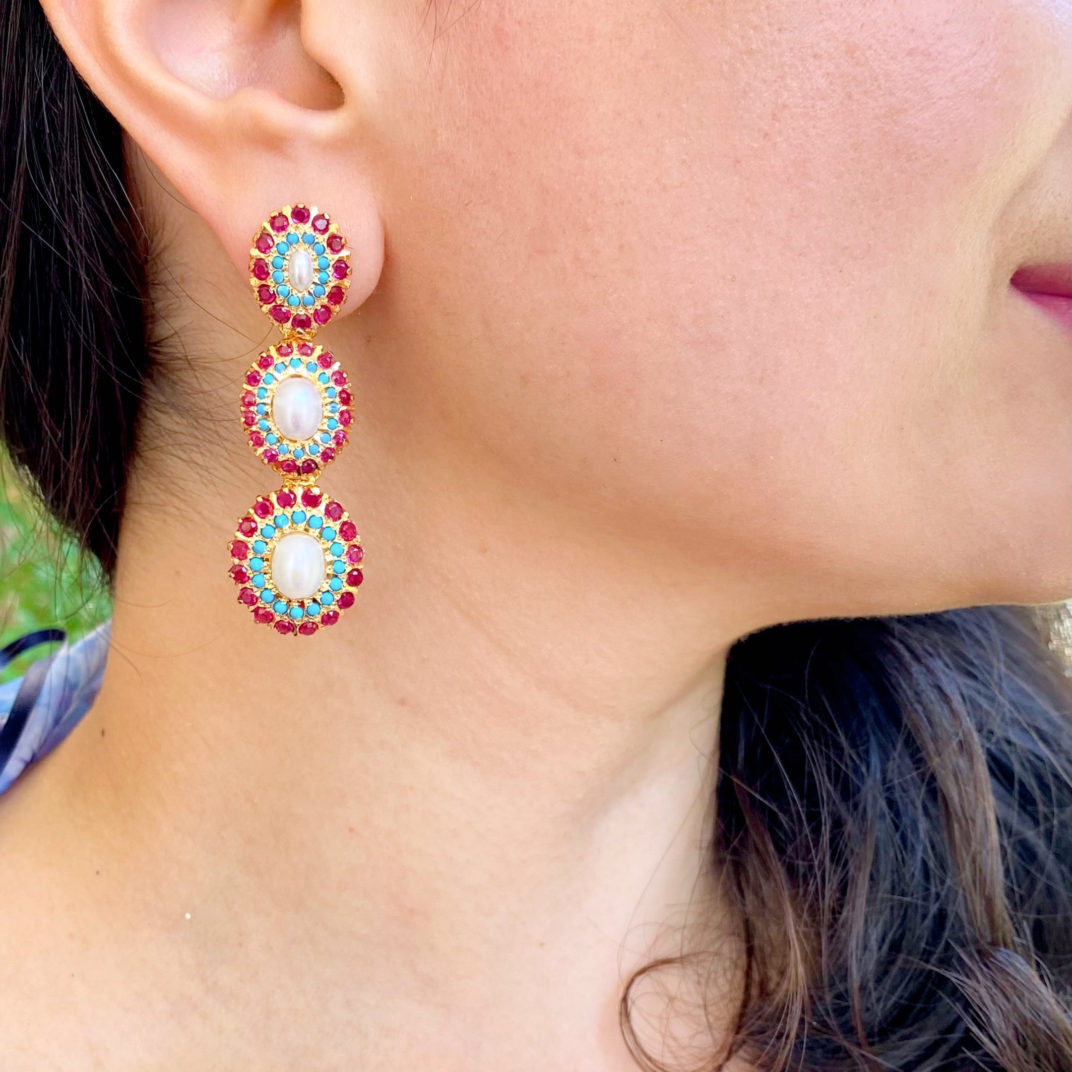 ethnic indian pakistani earrings