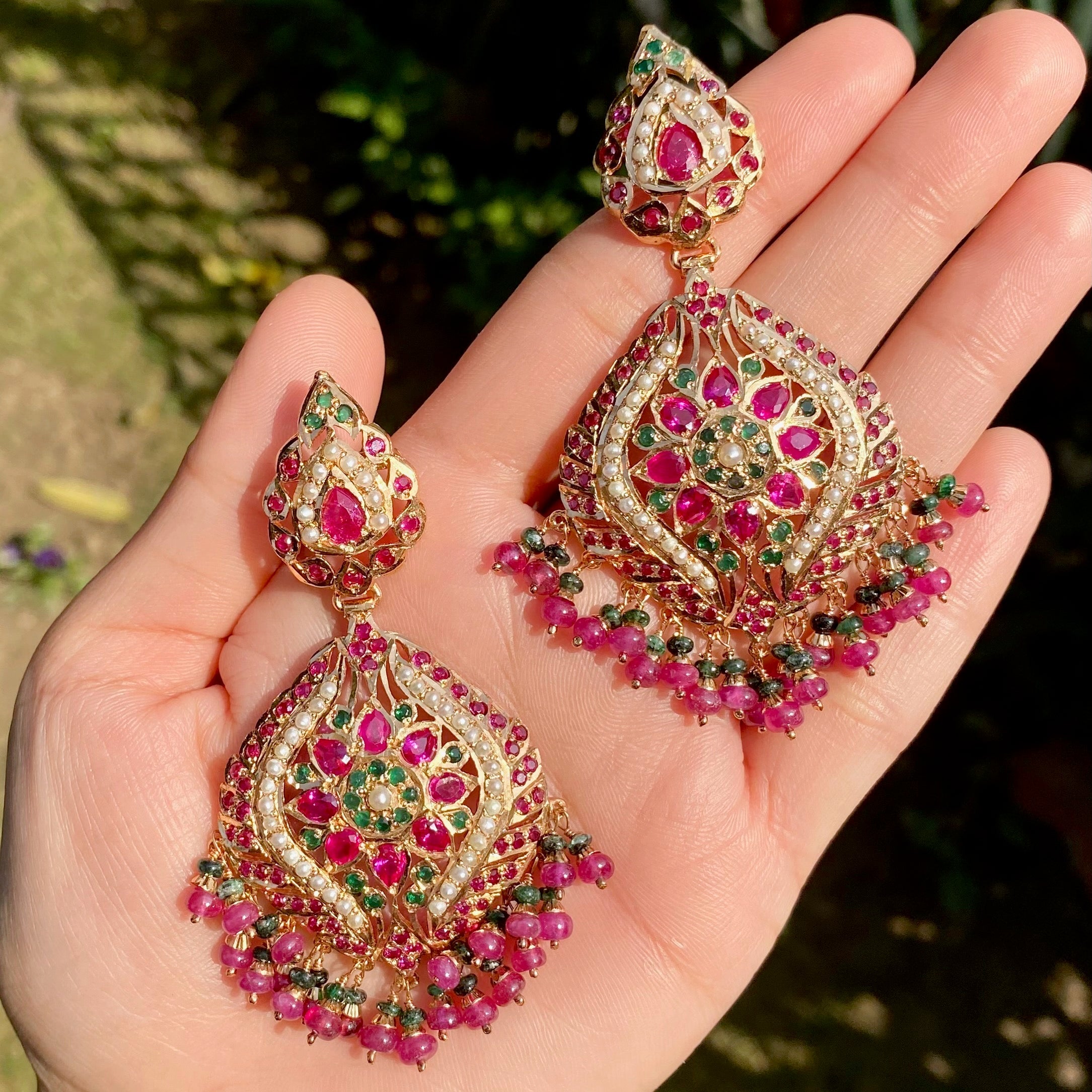 gold plated earrings