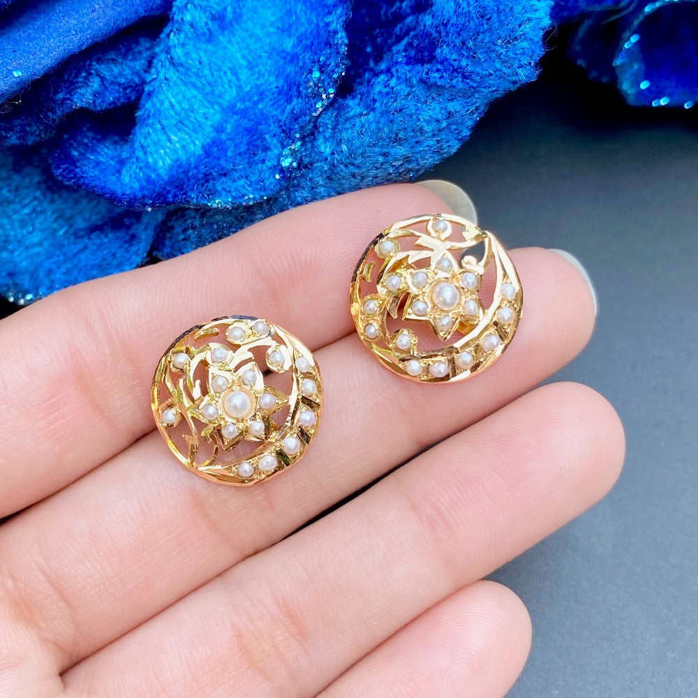 hyderabadi gold studs