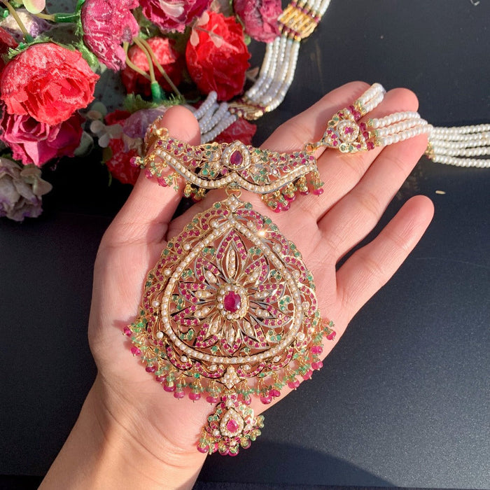 Rani Set Shop Exquisite 22k Gold Rani Haar Sets Online