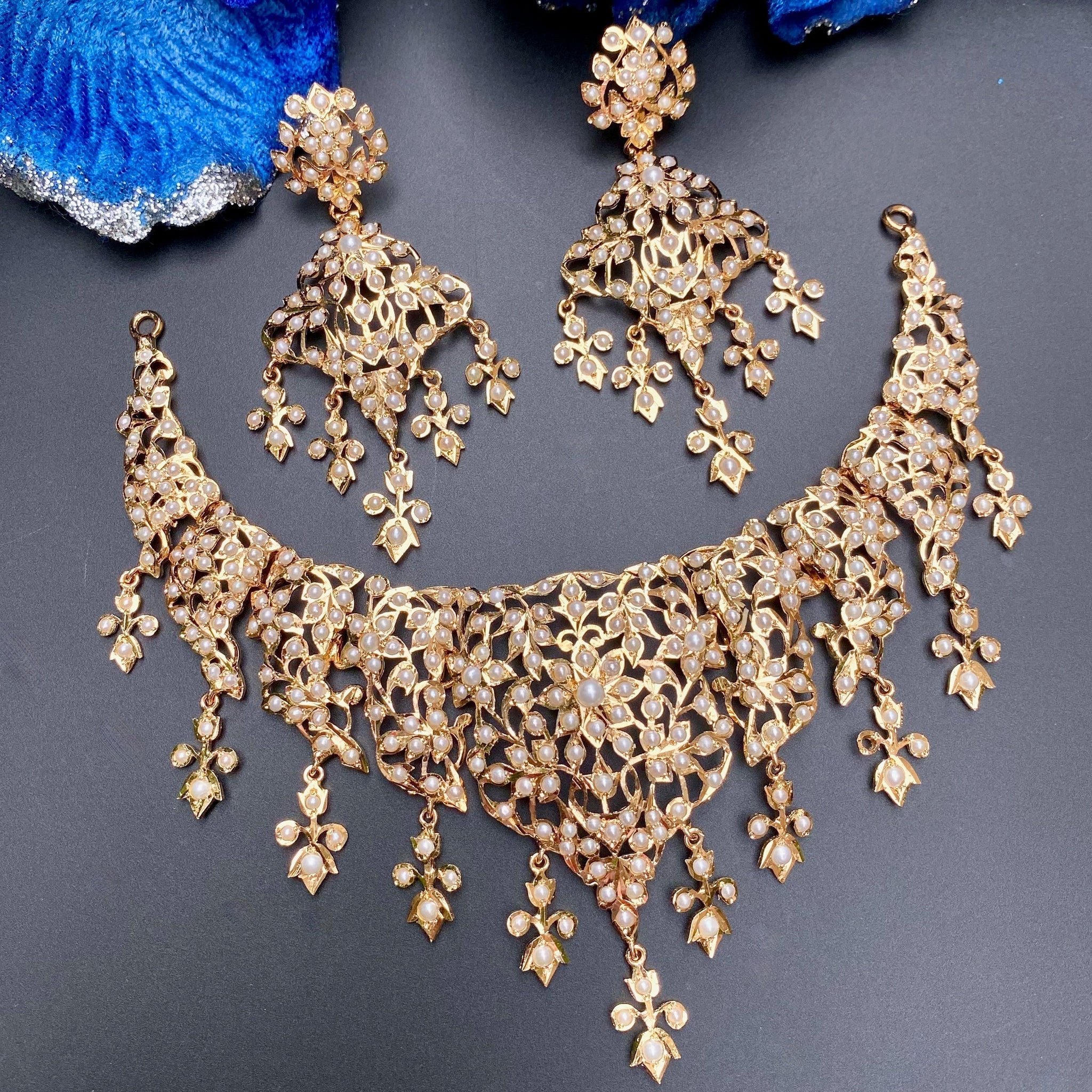 Rudradhan | Shop Antique Necklace Sets | 22k Gold \u0026 Gold Plated on Sterling  Silver for Women