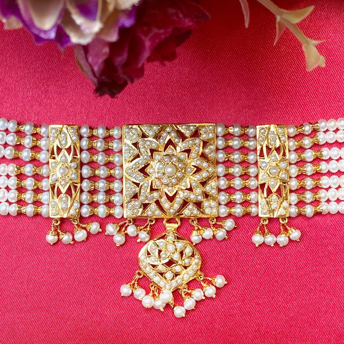 original pearl choker necklace