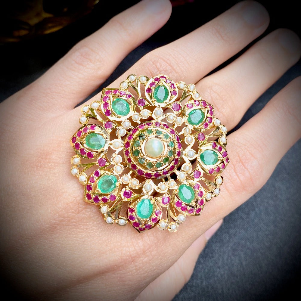 reak gold jadau ring
