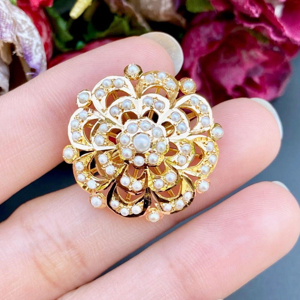 real gold jadau ring