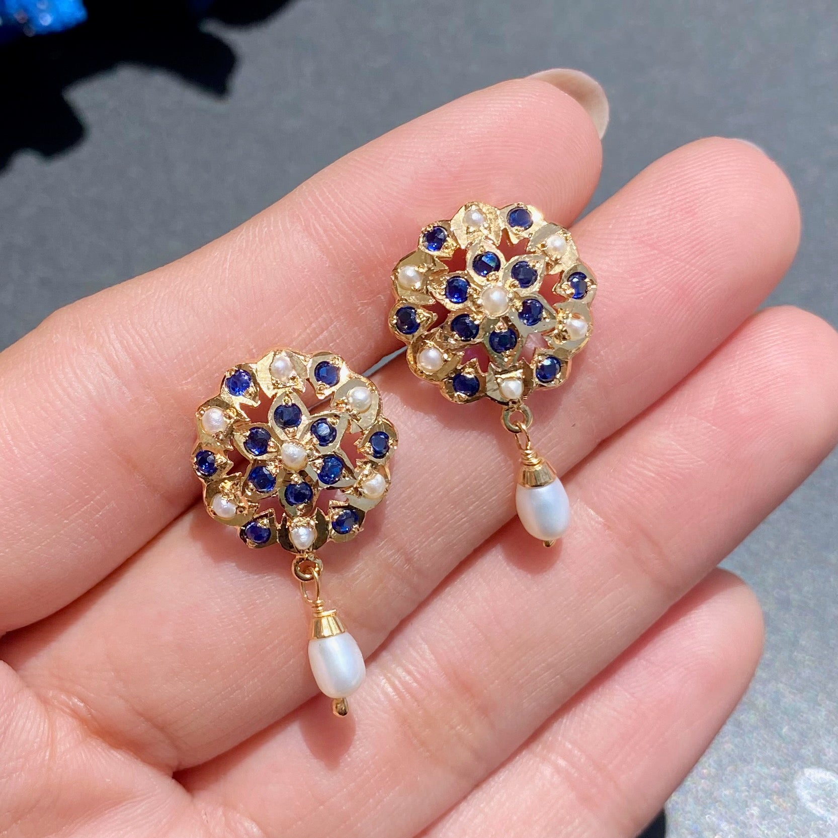 Intricate Round Tops For Women | Gold Plated on Silver | Jewelry To Gift