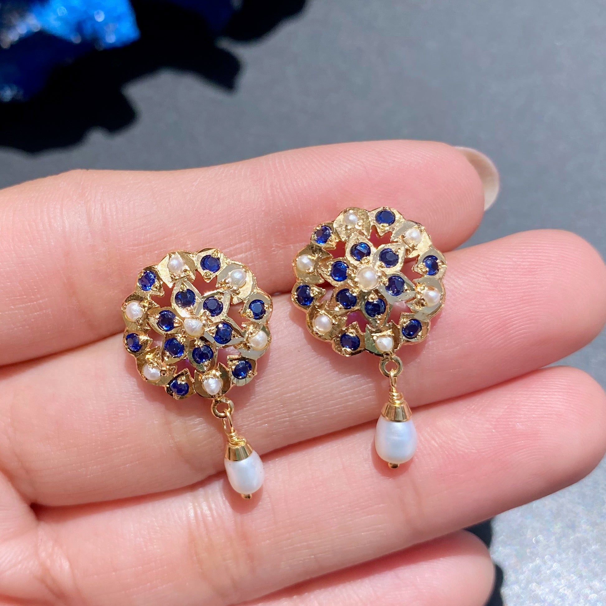 Intricate Round Tops For Women | Gold Plated on Silver | Jewelry To Gift