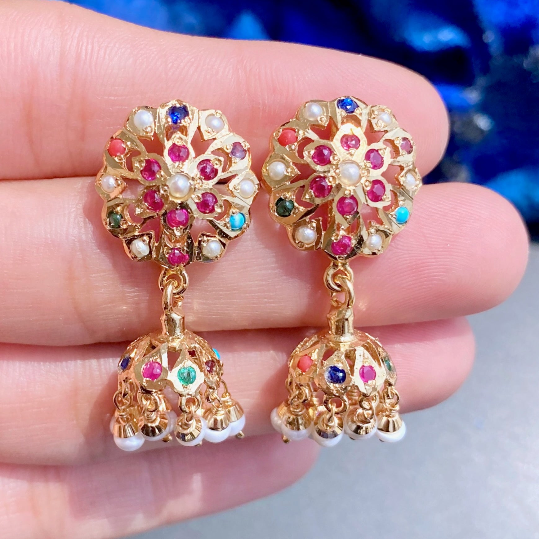 south indian jhumka